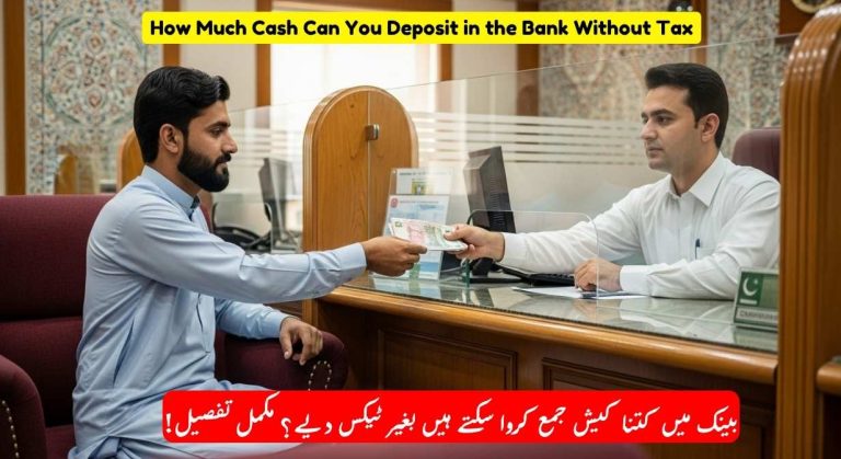 How Much Cash Can You Deposit in the Bank Without Tax? FBR Explains