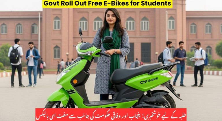 Punjab and Federal Governments Roll Out Free E-Bikes for Students