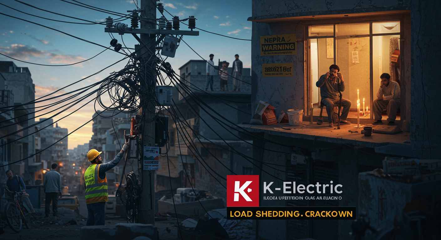 K‑Electric Faces Regulatory Pressure, Theft Crackdown & Outage Relief Efforts in Karachi